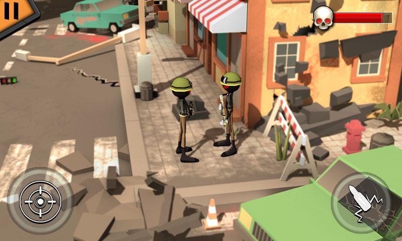 Stickman Shooter : Modern Warrior Game Screenshot