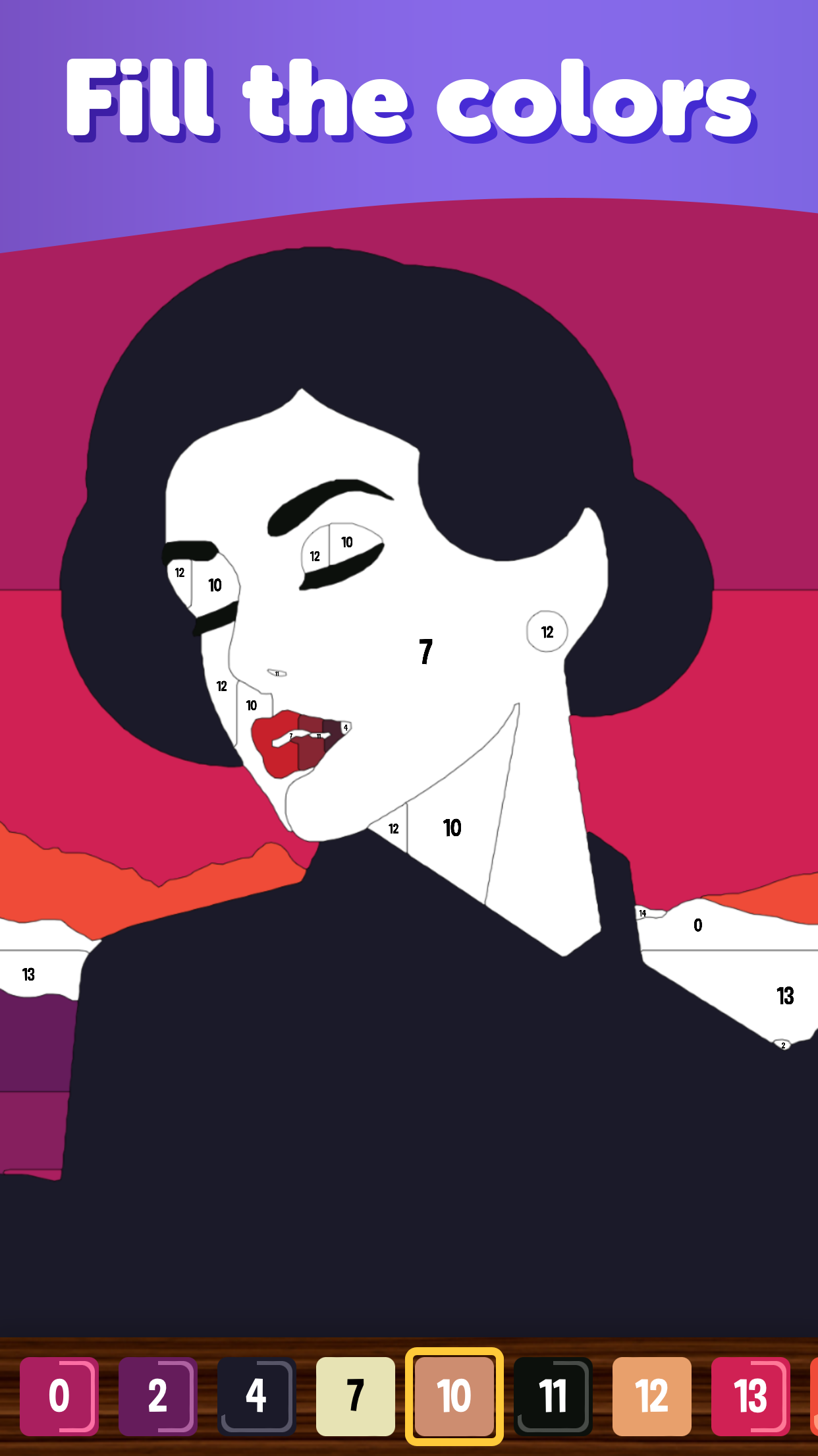 Cuplikan Layar Game Adult Coloring Book: By Number