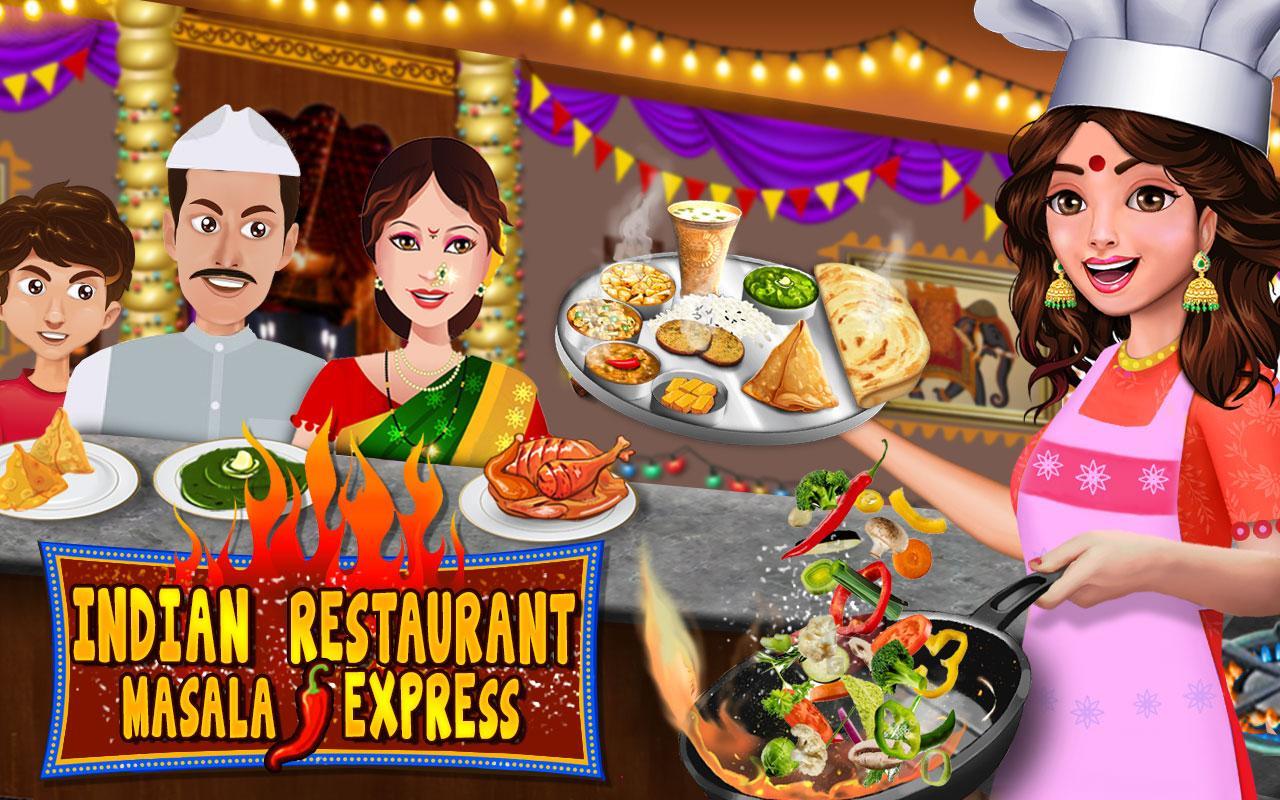 Indian Food Restaurant Kitchen Game Screenshot