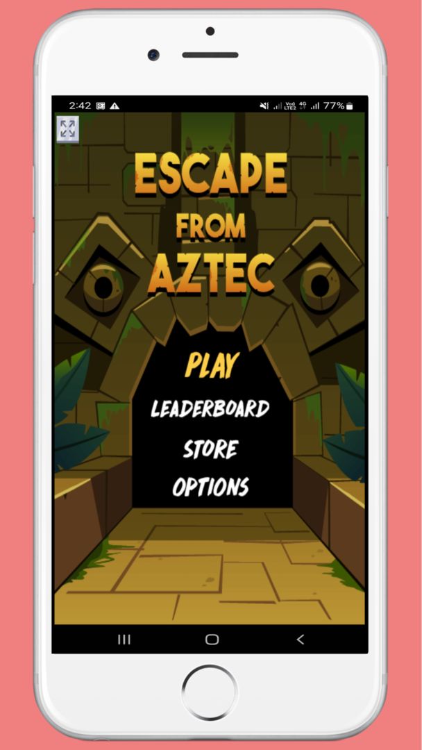 Temple Race ESC screenshot game