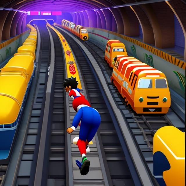 blue monster  3D hedge Run Game Screenshot