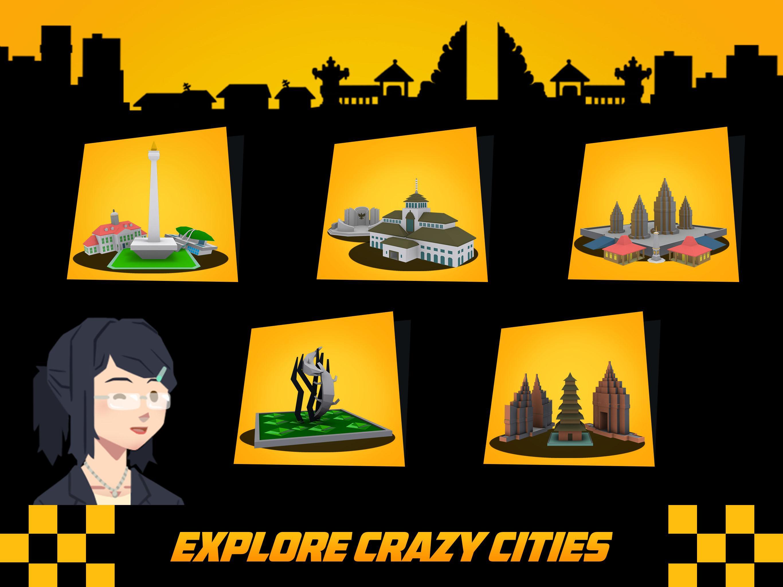Crazy Traffic Taxi Game Screenshot