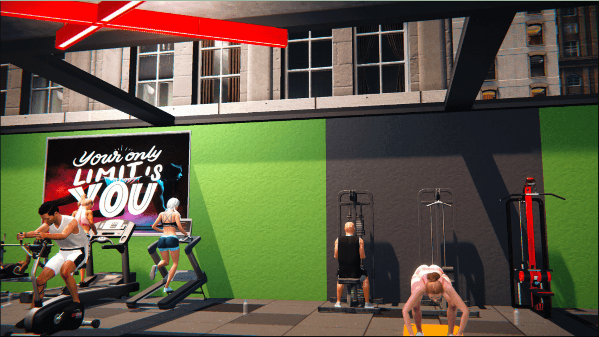 Captura de Tela do Jogo Gym Simulator 24 Gym Tycoon 3D