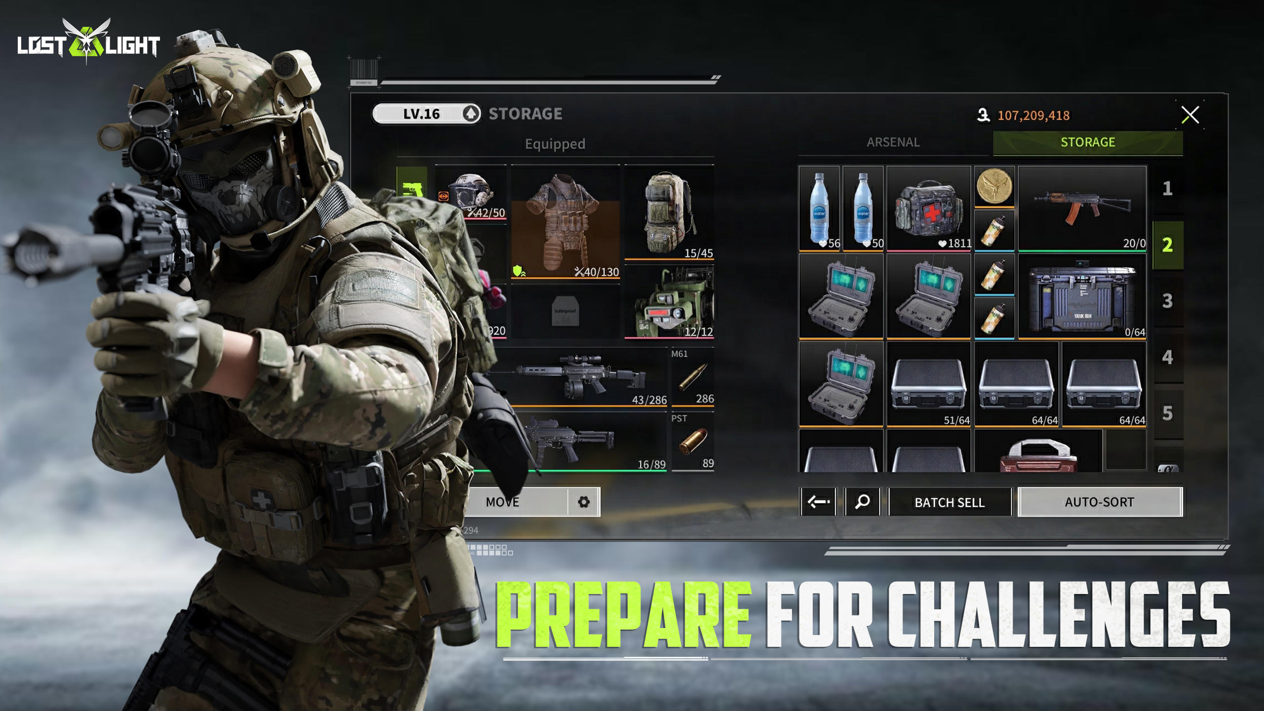 Lost Light: Weapon Skin Treat Game Screenshot