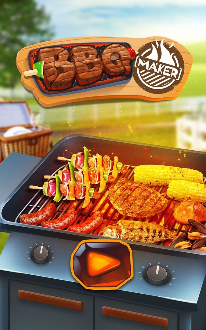 BBQ Kitchen Grill Cooking Game 게임 스크린 샷