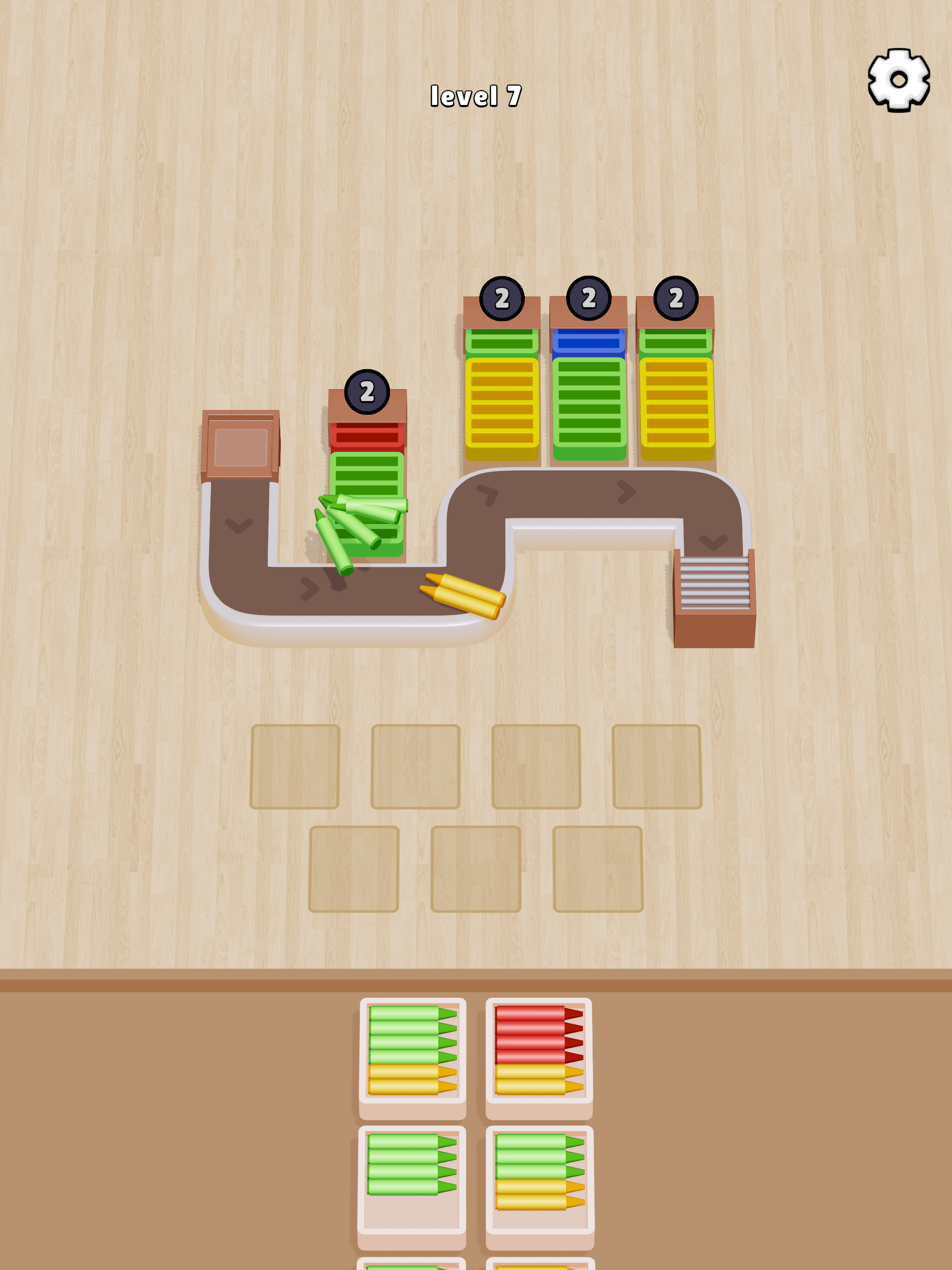 Crayon Factory Game Screenshot