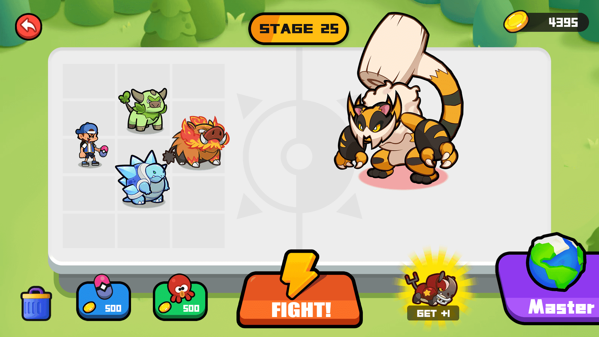 Screenshot of Monster Merge:Mokemon world