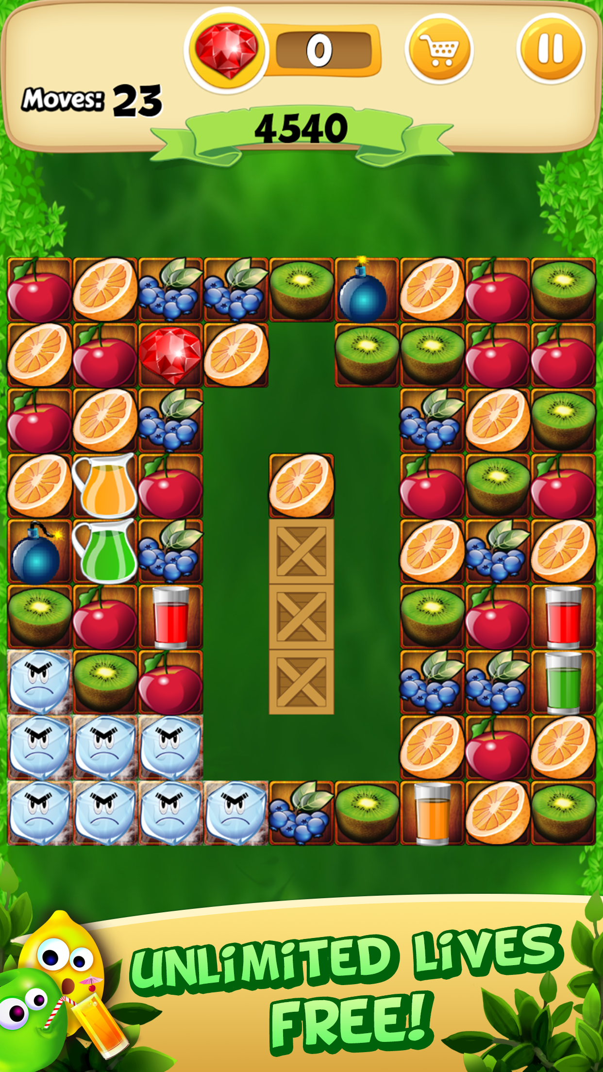 Cuplikan Layar Game Fruit Bump