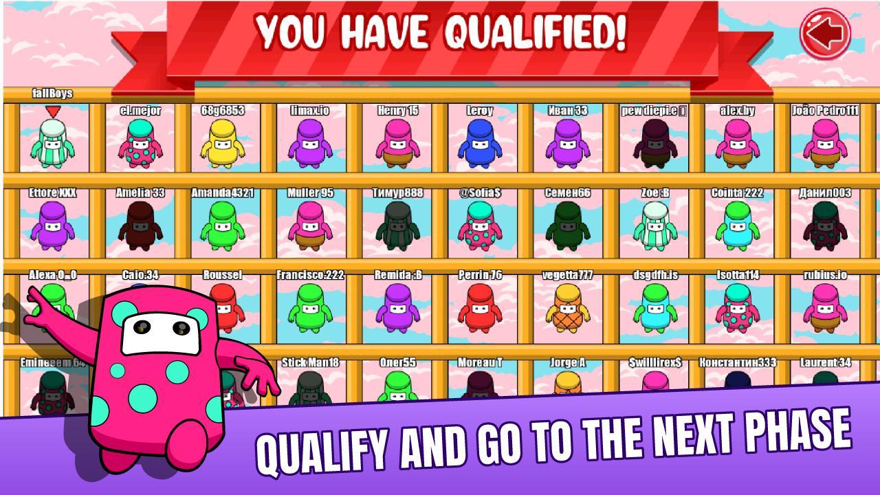 Fall Run: Online Races Game Screenshot