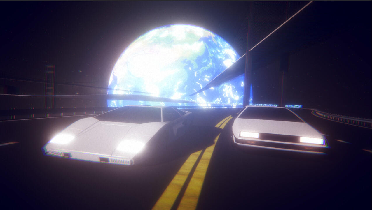 Screenshot of Midnight Thunder Drive