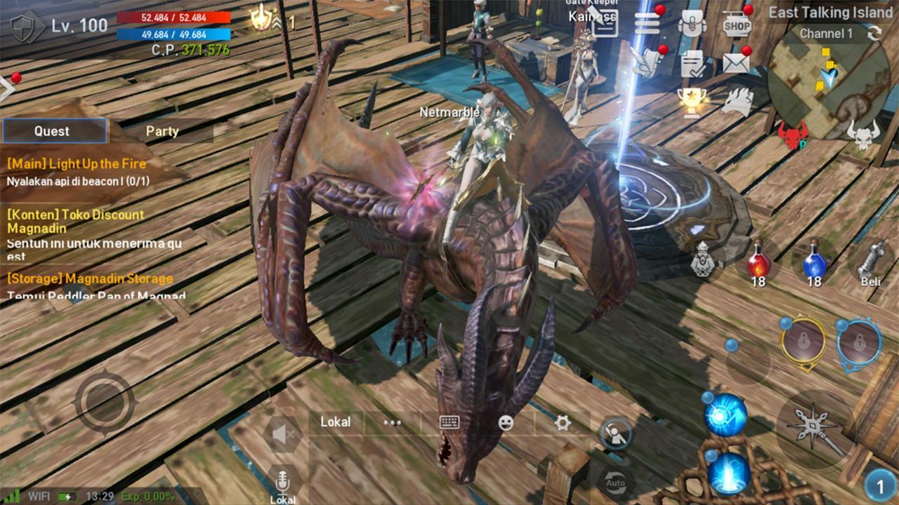 Cuplikan Layar Game Lineage2 Revolution