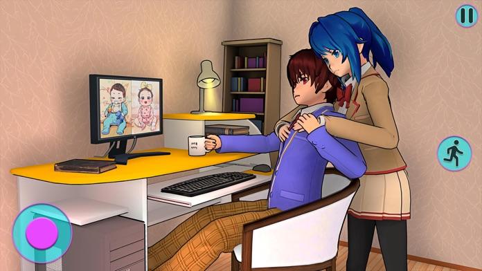 Cuplikan Layar Game Preggo Anime Mother Life Sim!