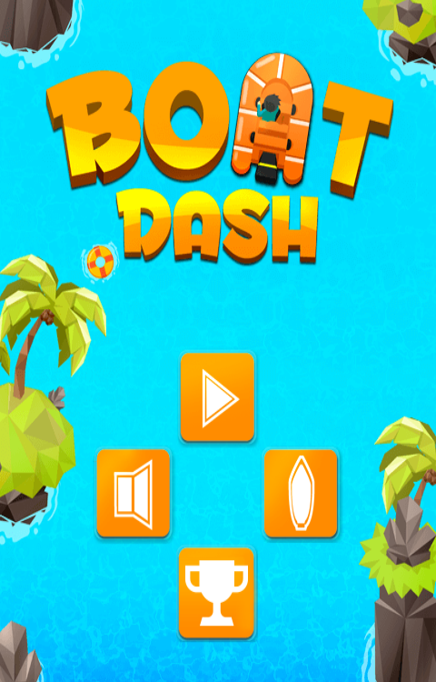 Boat Dash Game 1.0 Game Screenshot