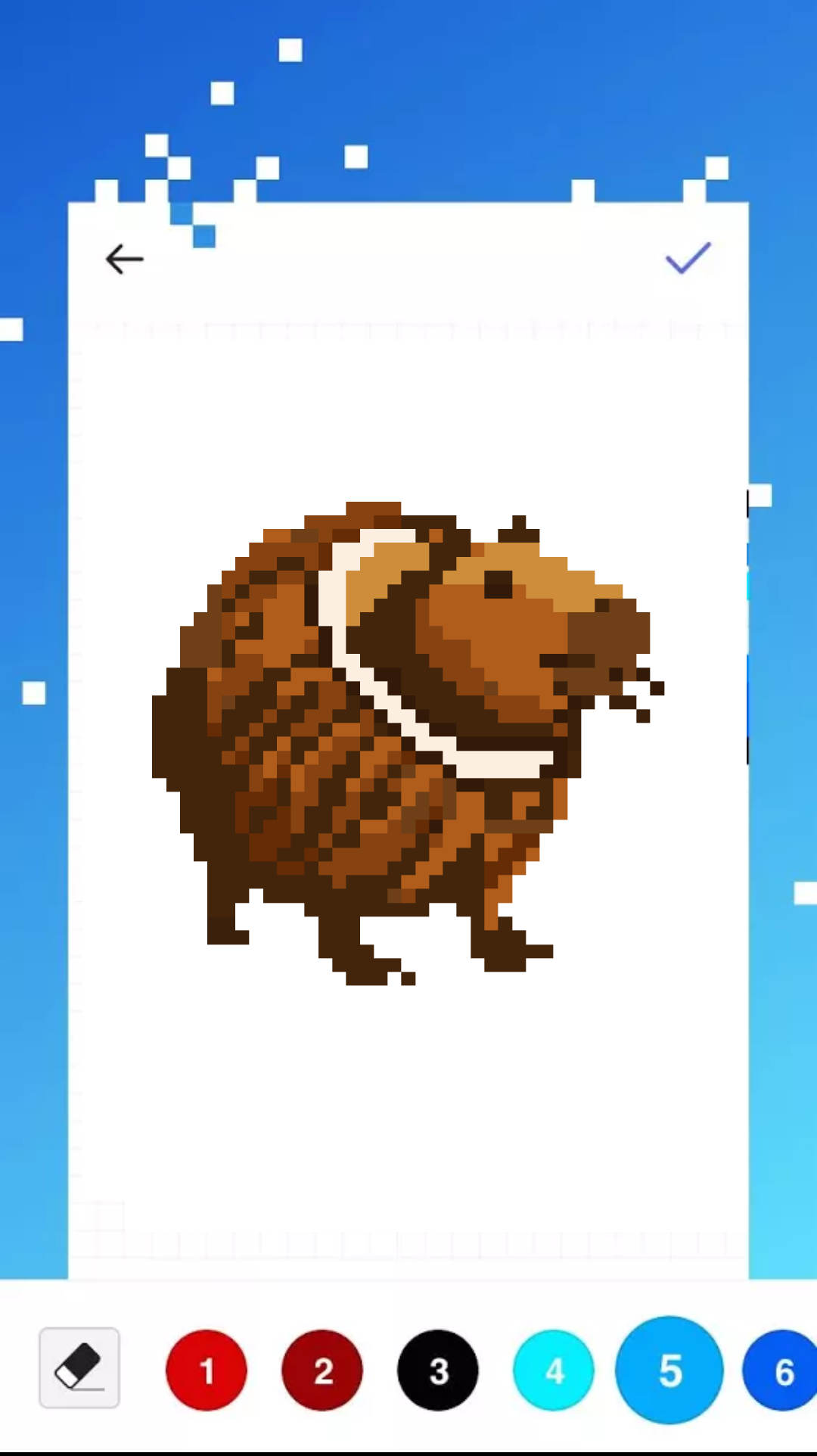 Pokepix Color By Number Game Screenshot