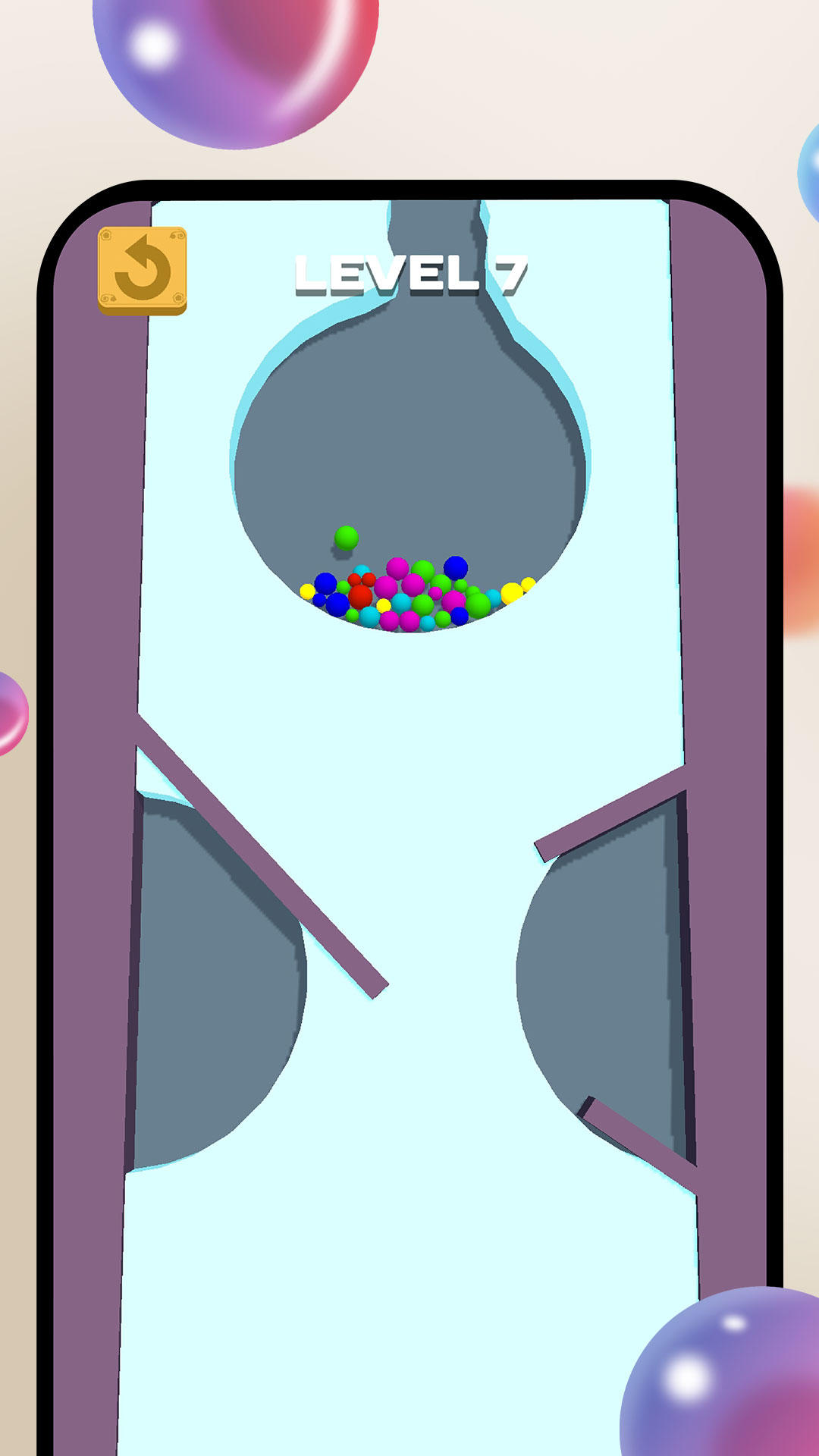 Falling Balls Mania Game Screenshot
