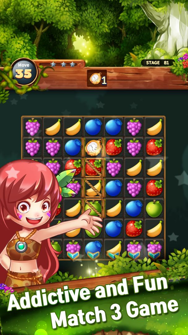 Sweet Fruit POP : Match 3 Puzzle screenshot game