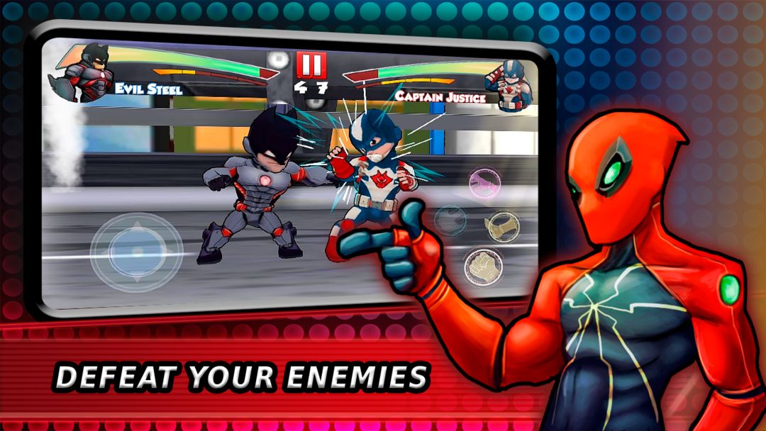 Screenshot of Superheroes Fighting Games