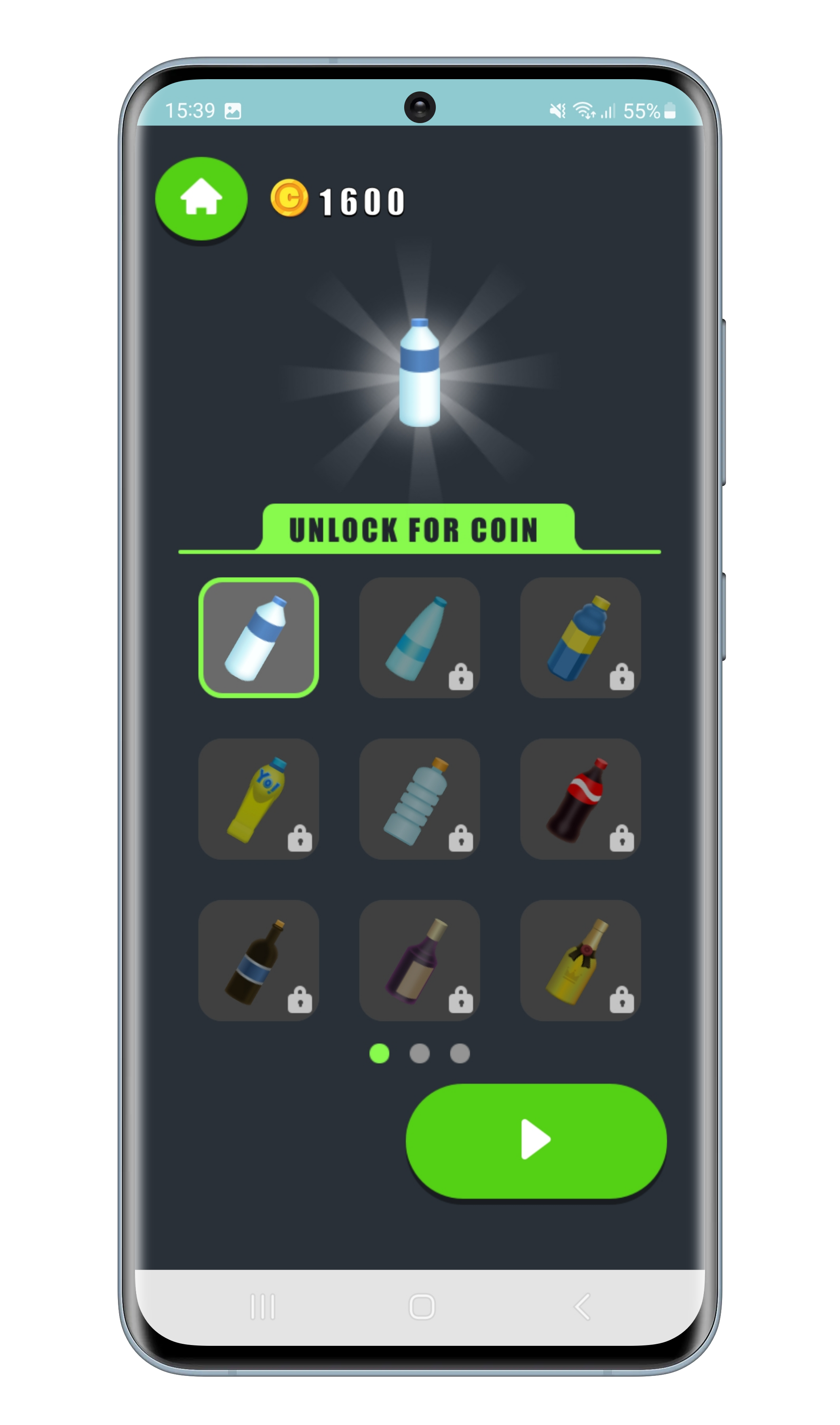 Flip Bottle 3D Game Screenshot