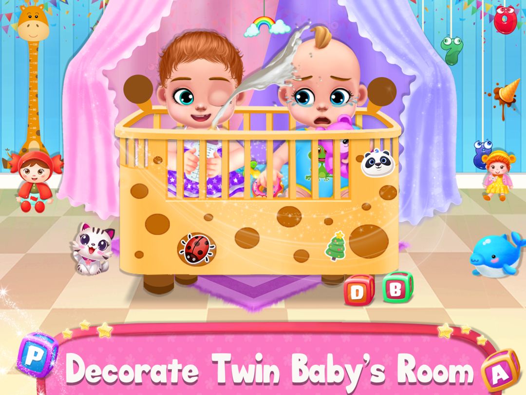 Screenshot of Pregnant Mom & Twin Baby Game