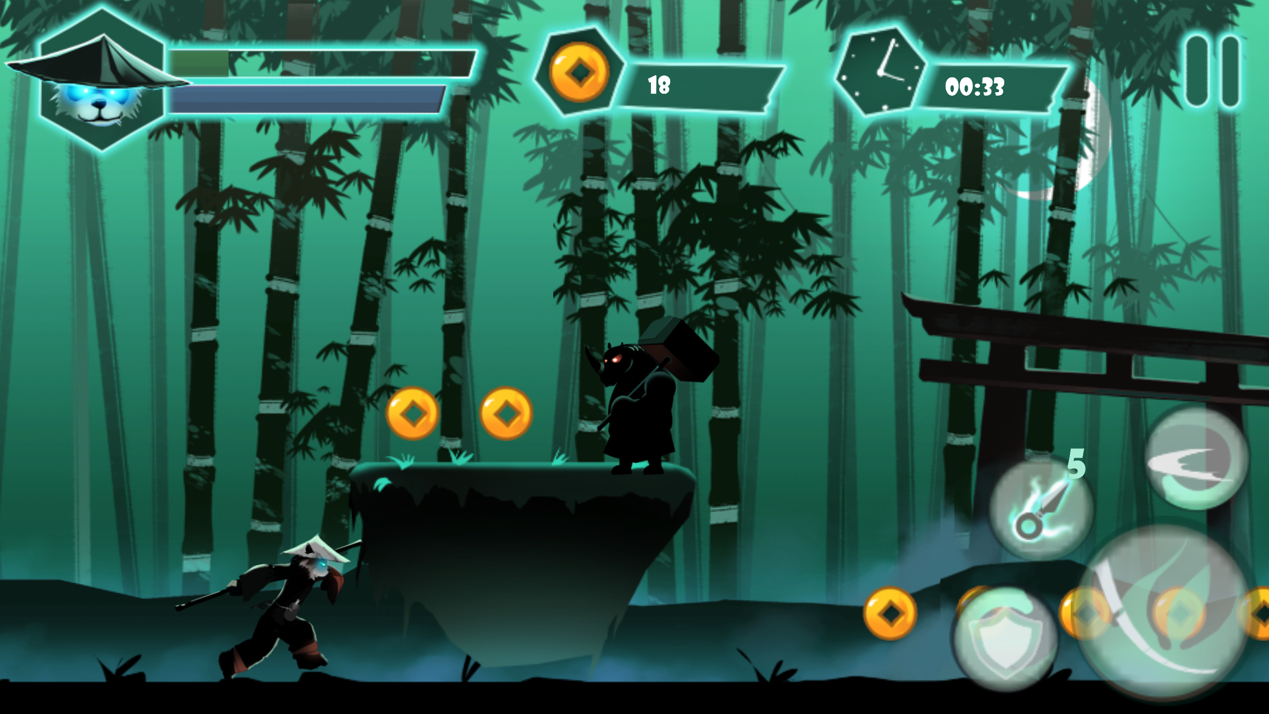 Panda Ninja Game Screenshot