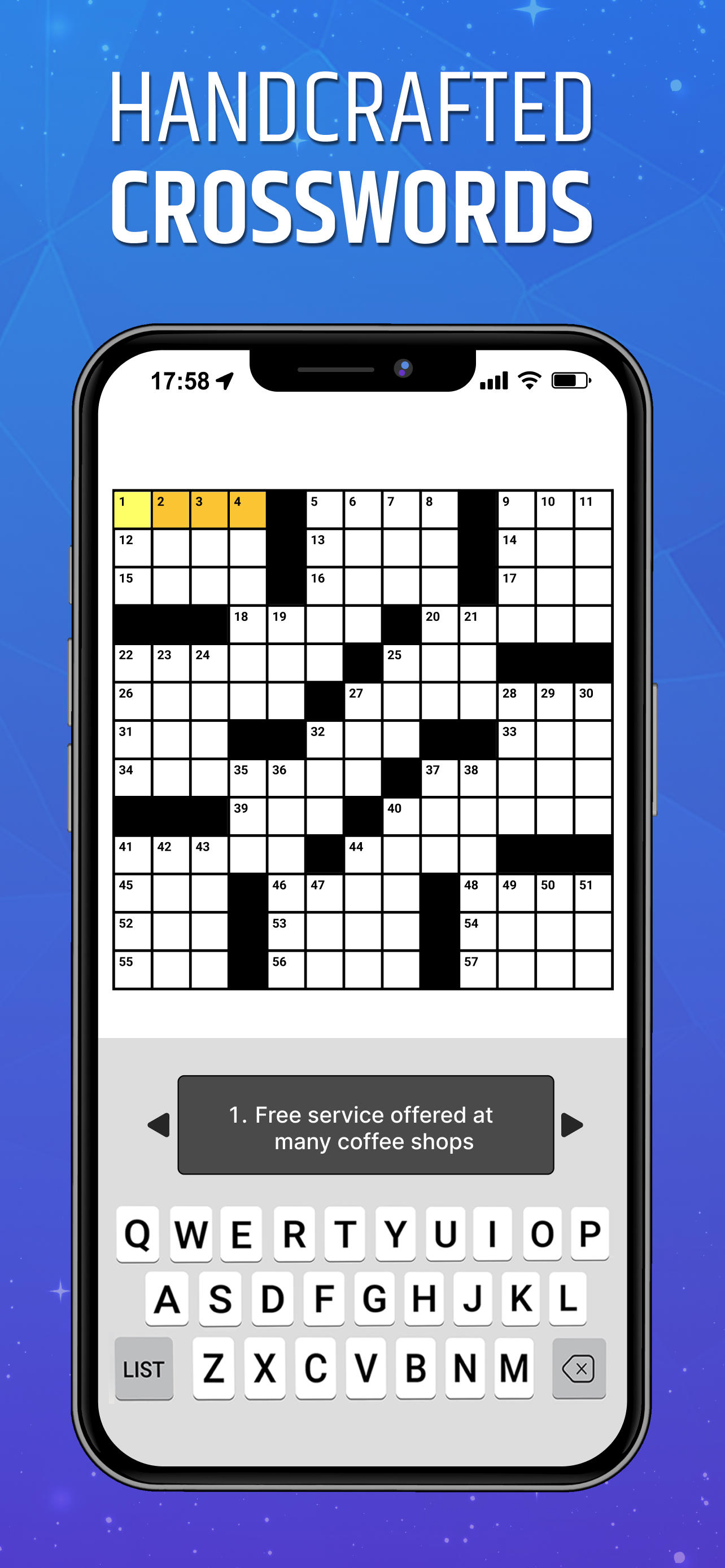 Daily Themed Crossword Puzzles Game Screenshot