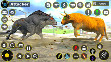 Scary Wild Cow Rampage Game Game Screenshot