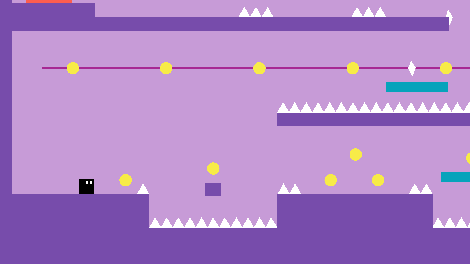 2D Square Platformer Game Screenshot