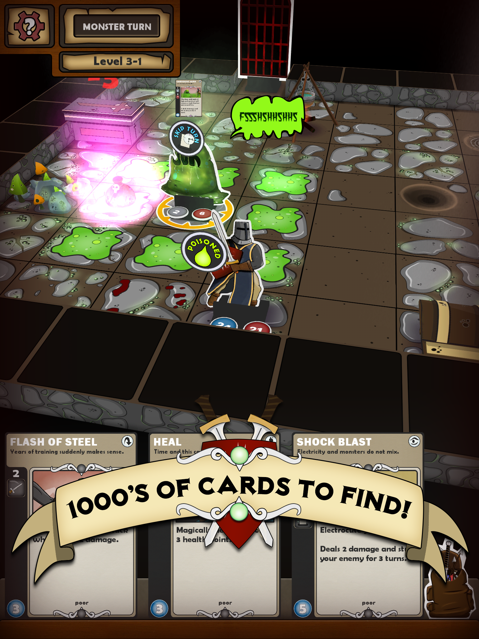 Скриншот игры Card Dungeon
