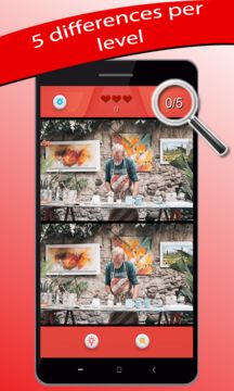 Cuplikan Layar Game Spot the difference 500 levels – Brain Puzzle