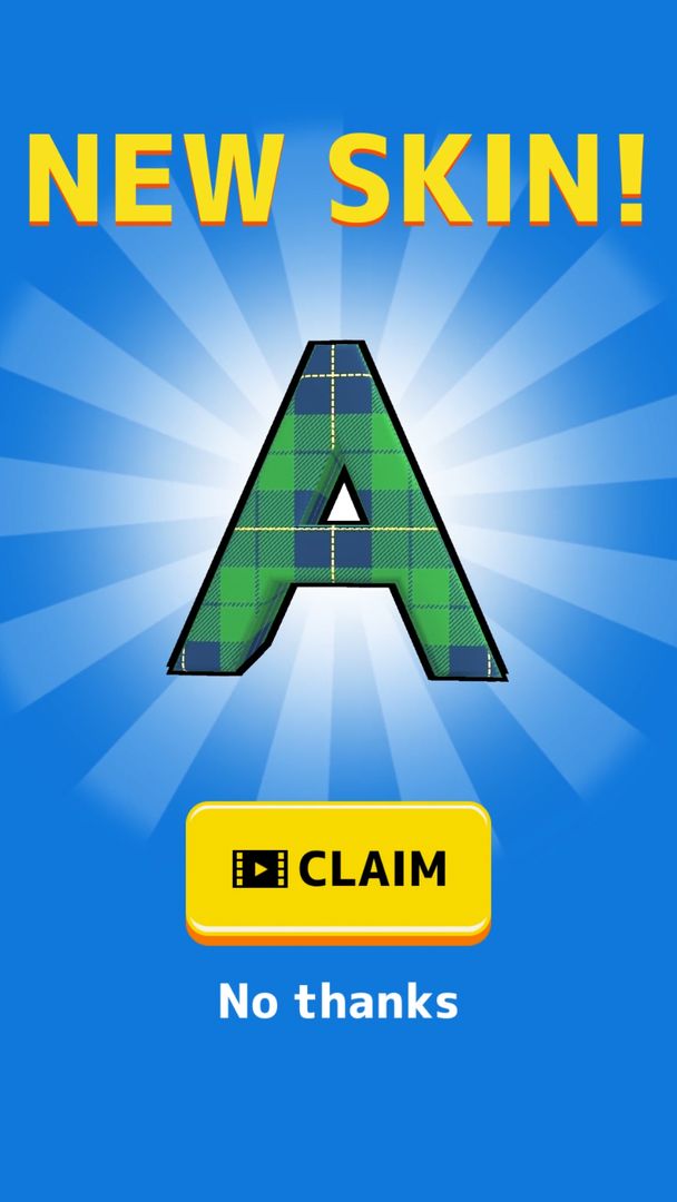Type Spin: alphabet run game ภาพหน้าจอเกม