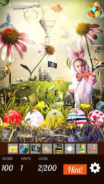 Cuplikan Layar Game Hidden Object: Magic of Easter