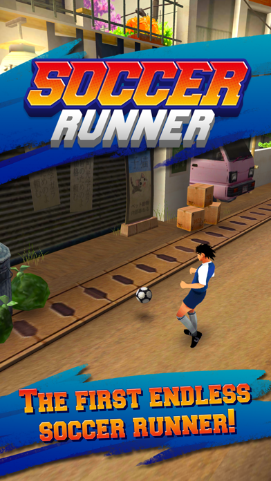 Soccer Runner: Unlimited football rush! Game Screenshot