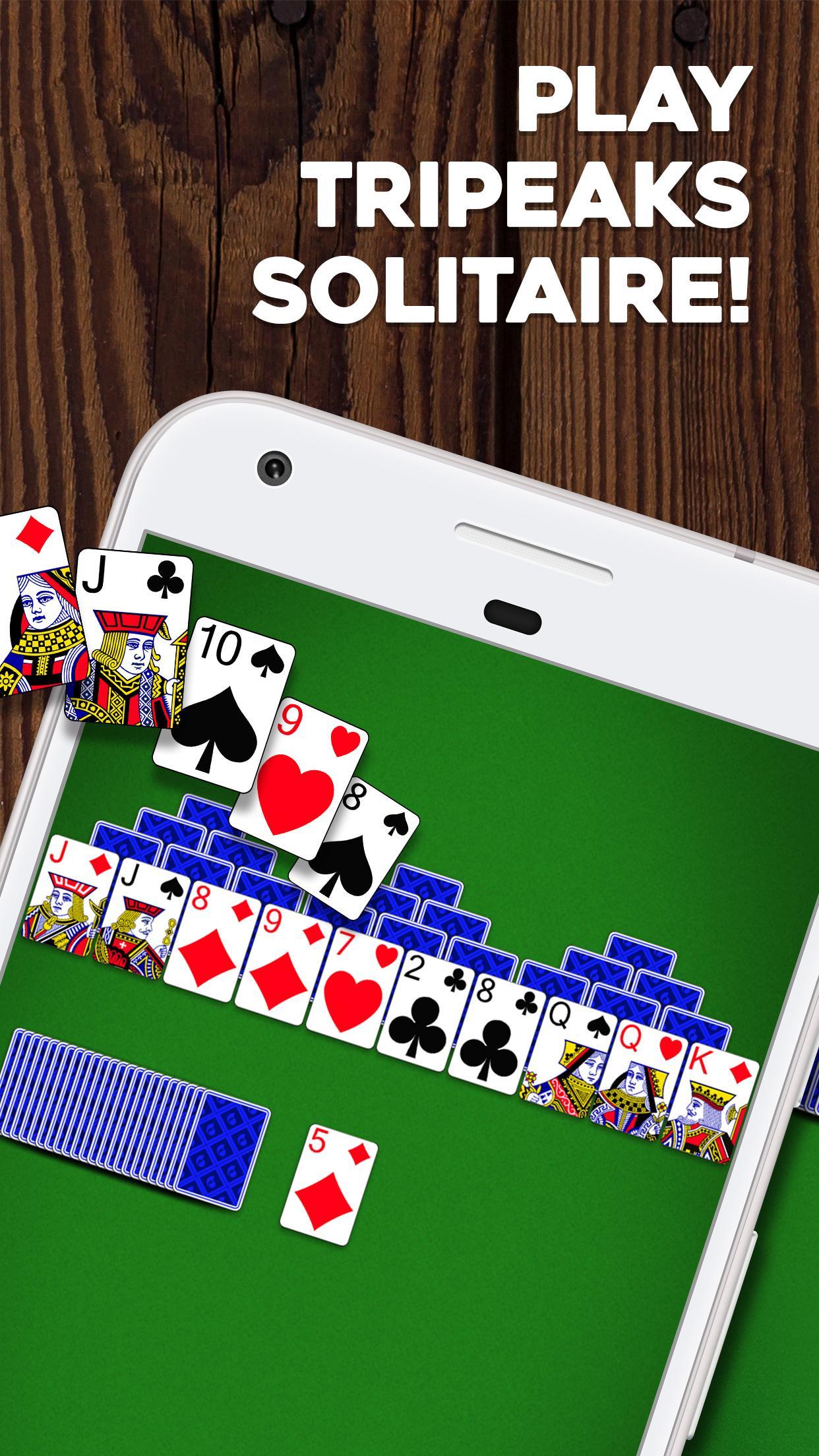TriPeaks Solitaire Game Screenshot