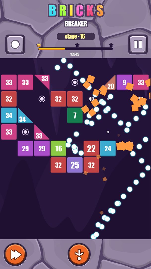 Screenshot of Balls Bricks Breaker - Puzzle Challenge