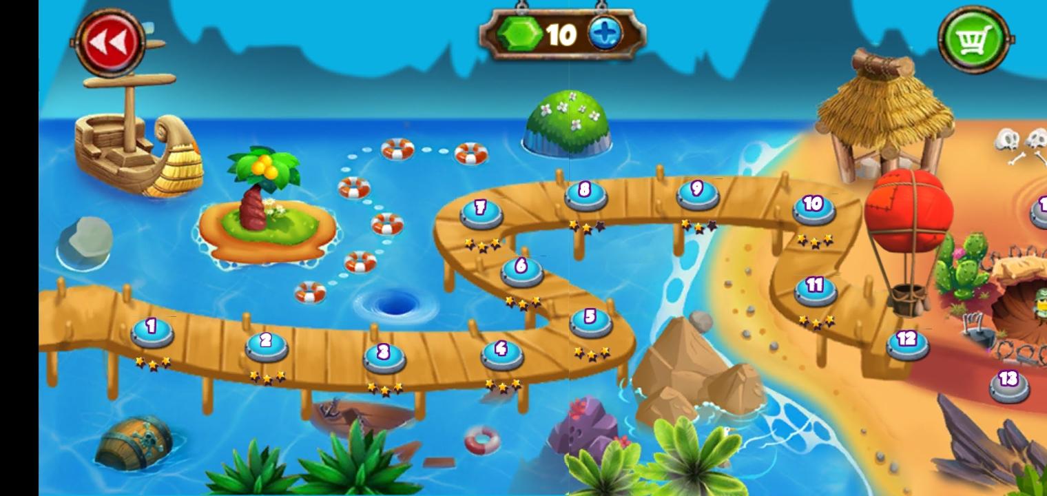 Ancient Zuma Saga: Bubble Dash Game Screenshot