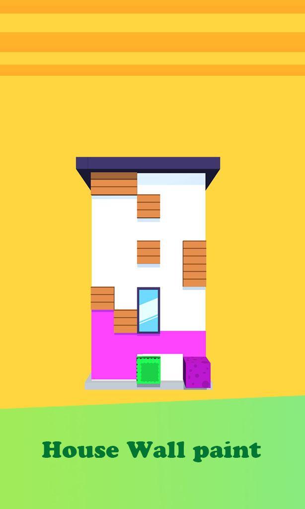 집 페인트 퍼즐 - 집 벽 색칠 게임 스크린 샷