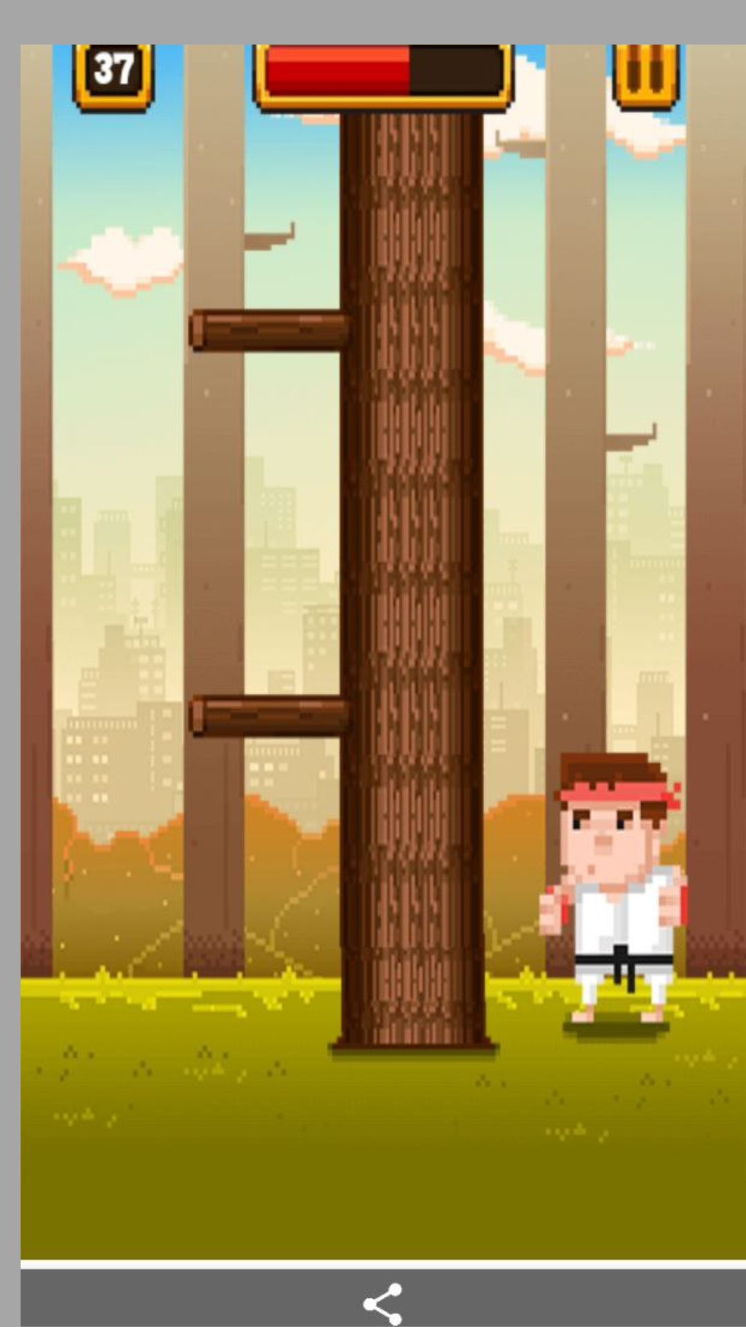 Karate Chop Game Screenshot