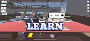 Screenshot of the video of Lost Abroad Café: A Language Learning Management Sim