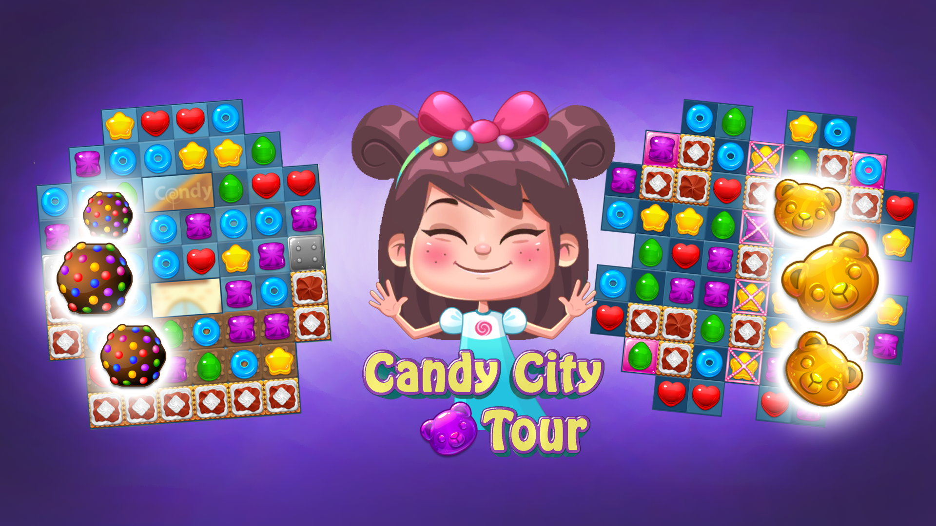 Candy City Tour Game Screenshot