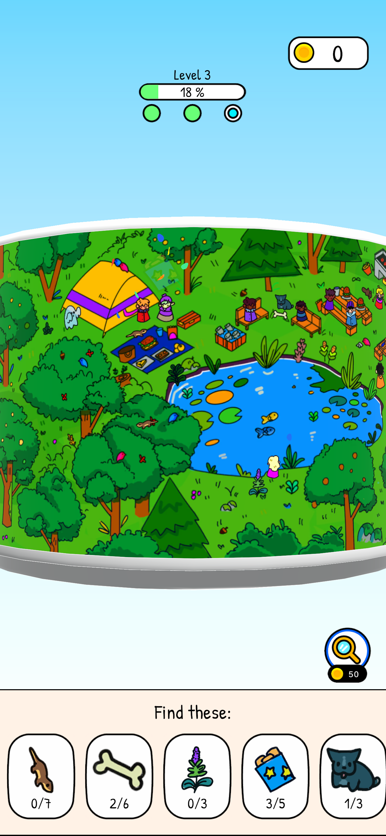 Cuplikan Layar Game Hidden Art 3D