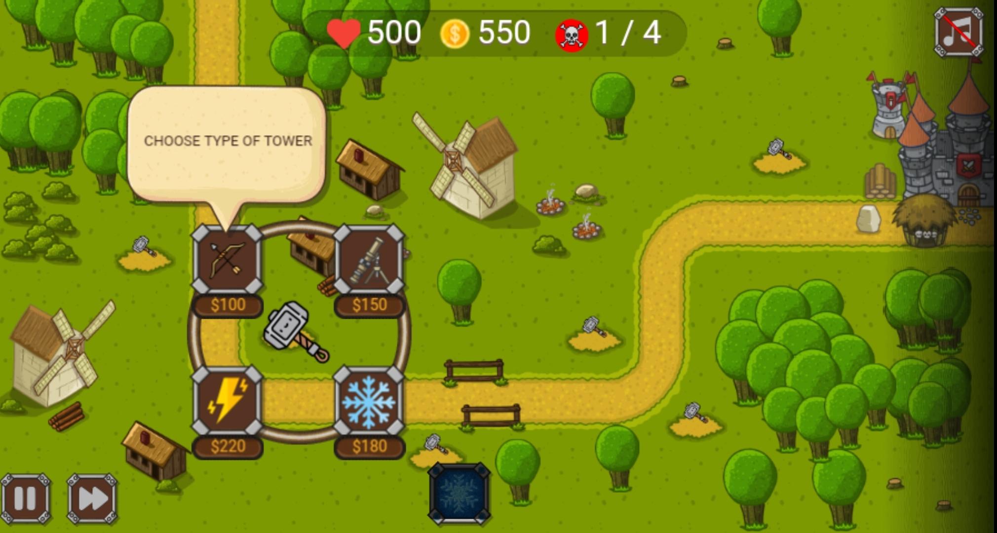 Screenshot of Tower Defense