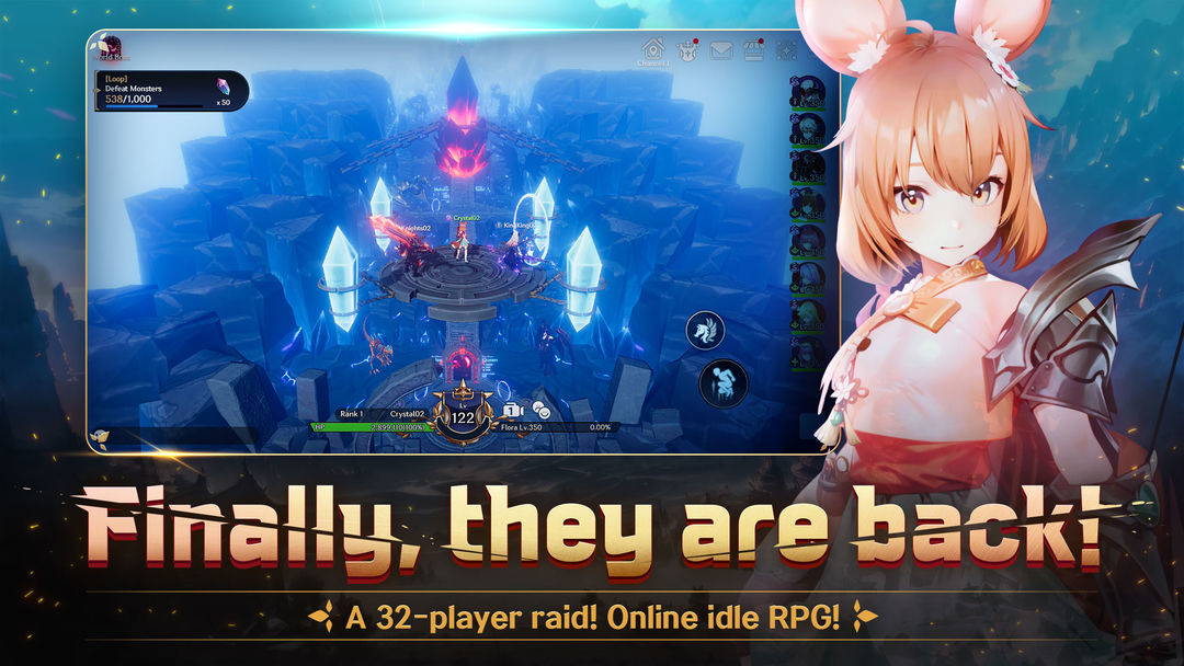 Screenshot of Crystal Knights-32 Player Raid