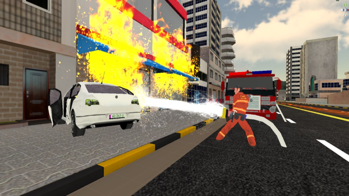 Скриншот игры Fire Truck: Firefighter Games