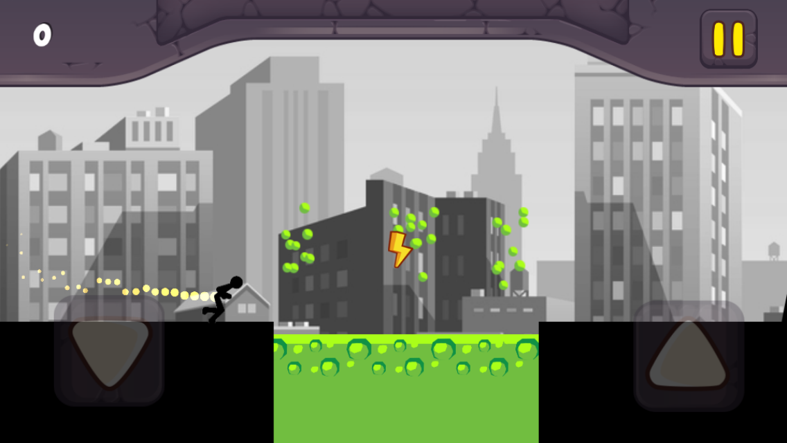 Stickman Crazy Runner screenshot game