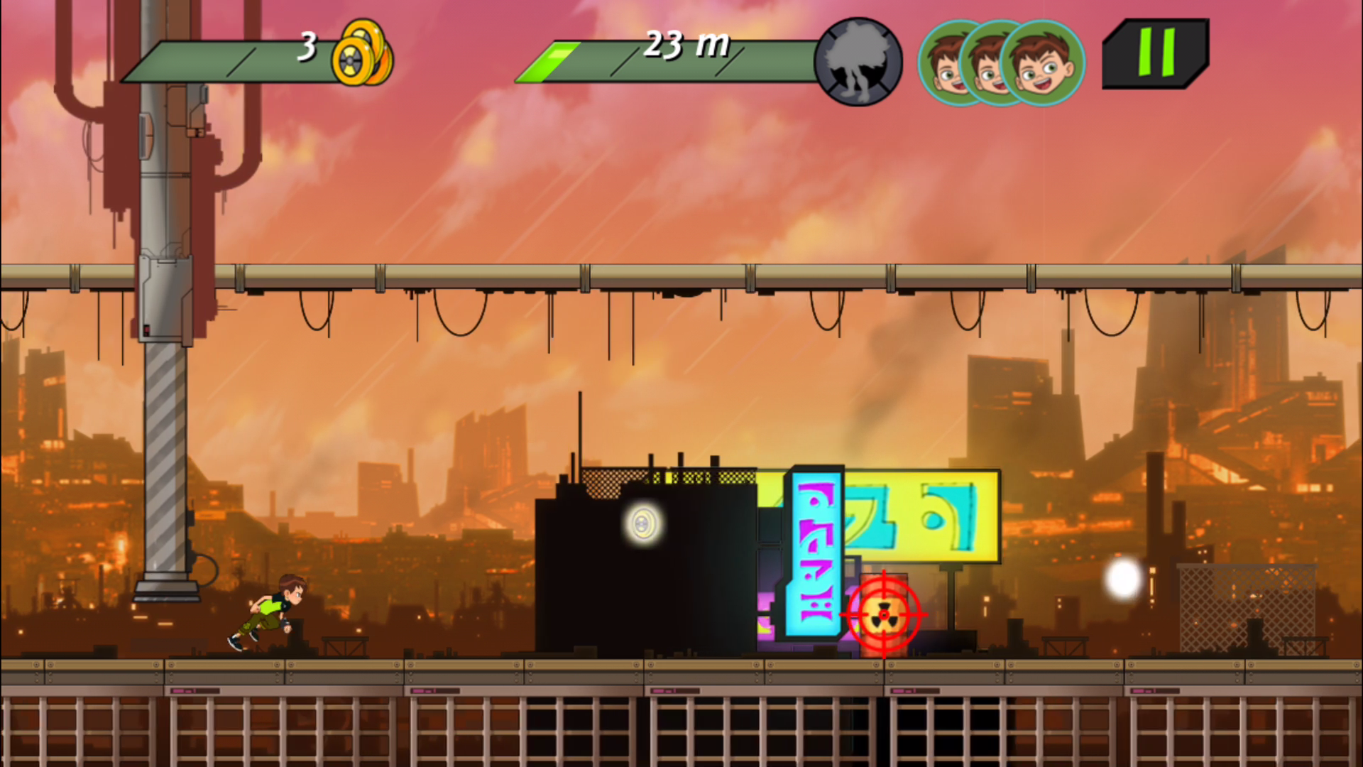 Captura de Tela do Jogo Ben10: Evolução Alienígena