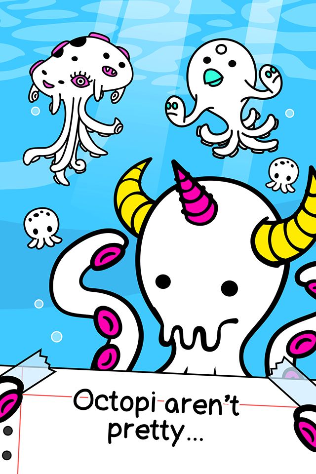 Octopus Evolution - 🐙 Squid, Cthulhu & Tentacles遊戲截圖