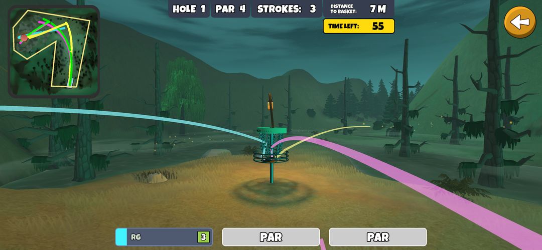 Disc Golf Valley screenshot game