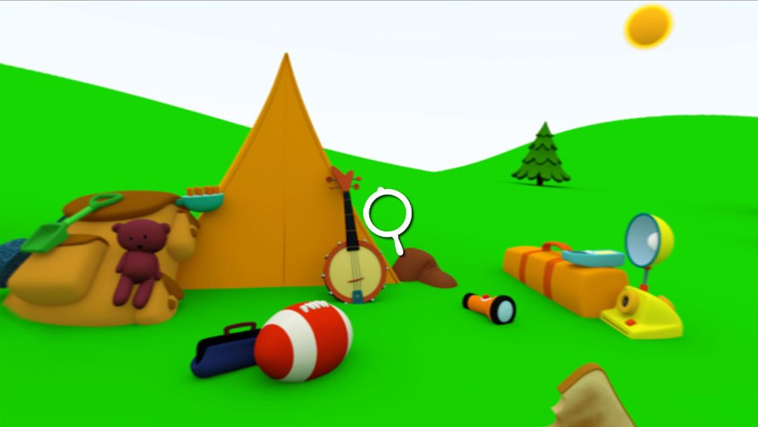 Pocoyo and the Hidden Objects. screenshot game