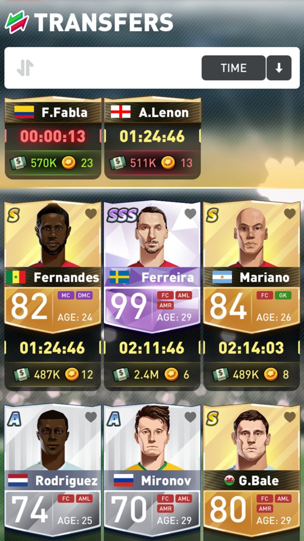 Screenshot of Perfect Soccer