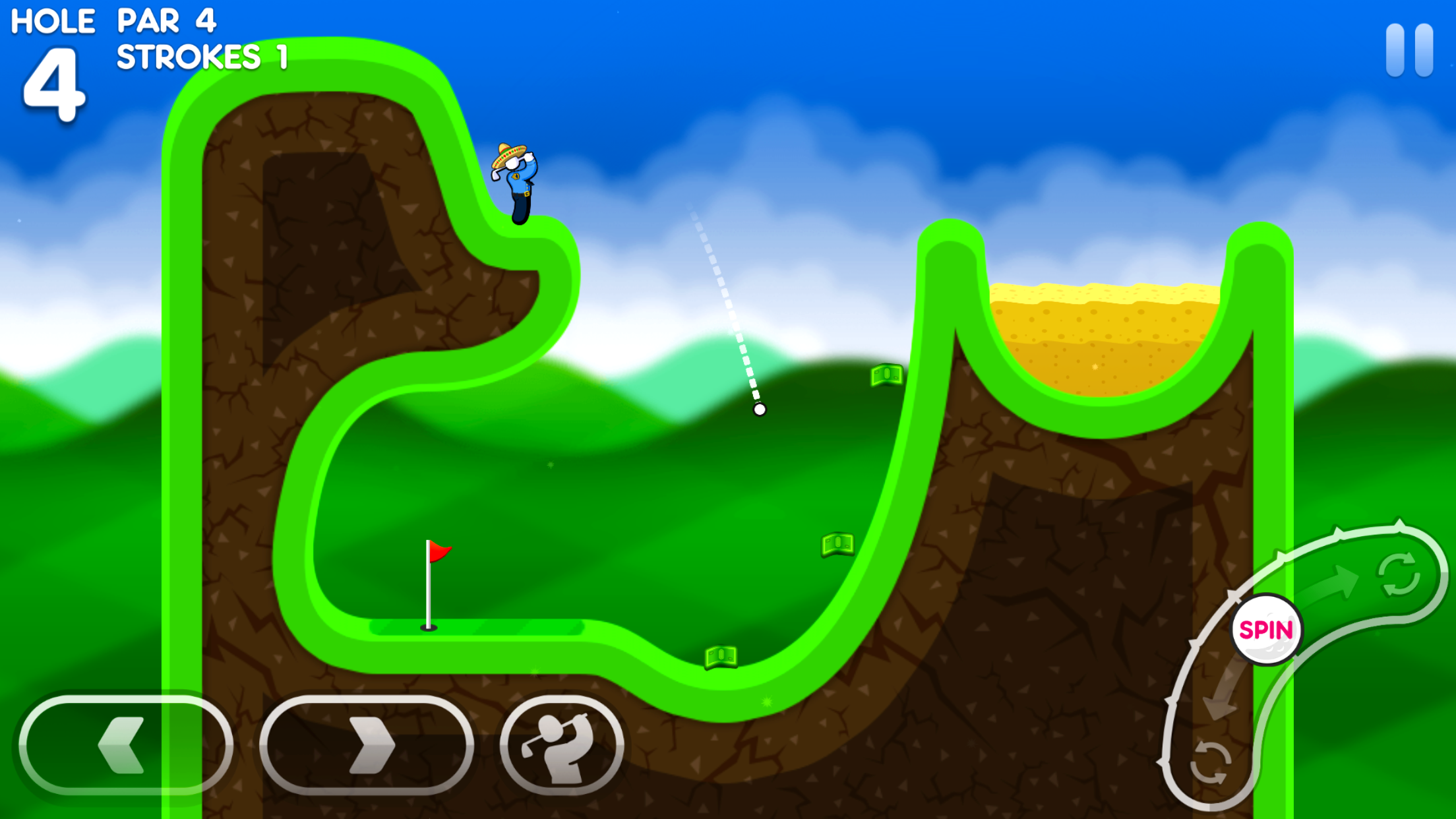 Screenshot 1 of Golf Super Stickman 3 1.7.22